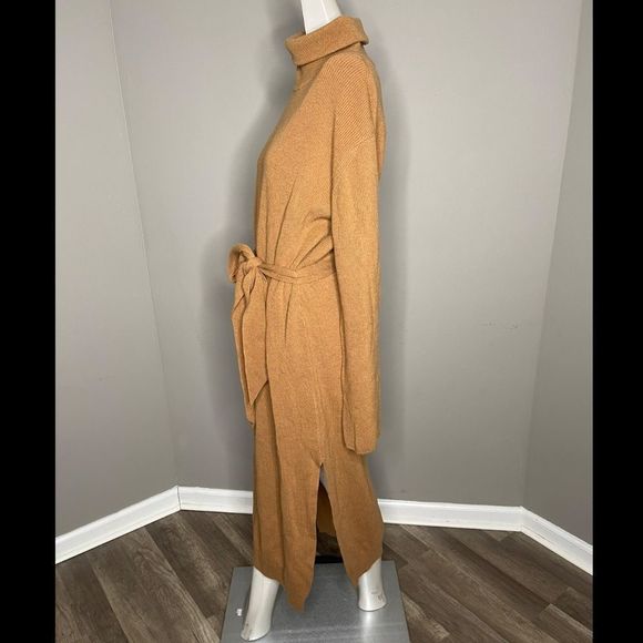 Nanushka Canaan Dress in Camel - Picture 6 of 8